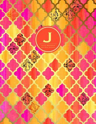 Read J - Initial Monogram Journal - Dot Grid, Moroccan Orange Pink: Soft Cover, Large 8.5 X 11 -  | ePub