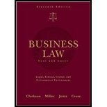Read Online LEG 100 Business Law -Package LEG100 Strayer University - Clarkson / Jentz / Cross / Miller file in PDF
