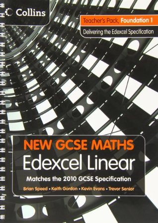 Download New GCSE Maths – Teacher’s Pack Foundation 1: Edexcel Linear (A) - Brian Speed file in PDF