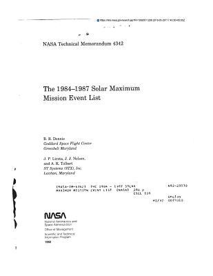 Download The 1984 - 1987 Solar Maximum Mission Event List - National Aeronautics and Space Administration file in ePub