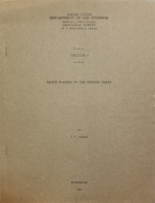 Read Beach Placers of the Oregon Coast - Circular 8 - J T Pardee file in ePub