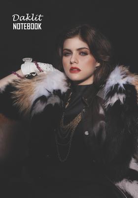 Download Notebook: Alexandra Daddario Medium College Ruled Notebook 129 Pages Lined 7 X 10 in (17.78 X 25.4 CM) - Daklit file in PDF