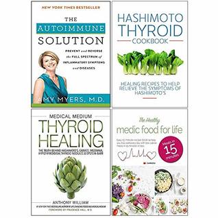 Read Autoimmune Solution, Hashimoto Thyroid Cookbook, Medical Medium Thyroid Healing [Hardcover], Healthy Medic Food for Life 4 Books Collection Set - Amy Myers file in ePub
