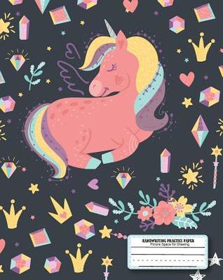 Read Online Handwriting Practice Paper Picture Space for Drawing: Unicorn cute kids Story Space and Dotted Mid Line Pre- K through to third grade Lined Paper Drawing Children's Journal Writing - Kasey Kae | ePub