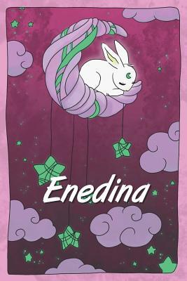 Read Enedina: personalized notebook sleeping bunny on the moon with stars softcover 120 pages blank useful as notebook, dream diary, scrapbook, journal or gift idea - Jenny Illus | ePub