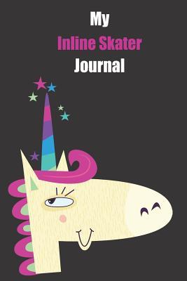 Read My Inline Skater Journal: With A Cute Unicorn, Blank Lined Notebook Journal Gift Idea With Black Background Cover -  file in ePub
