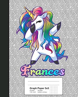 Download Graph Paper 5x5: FRANCES Unicorn Rainbow Notebook -  | PDF